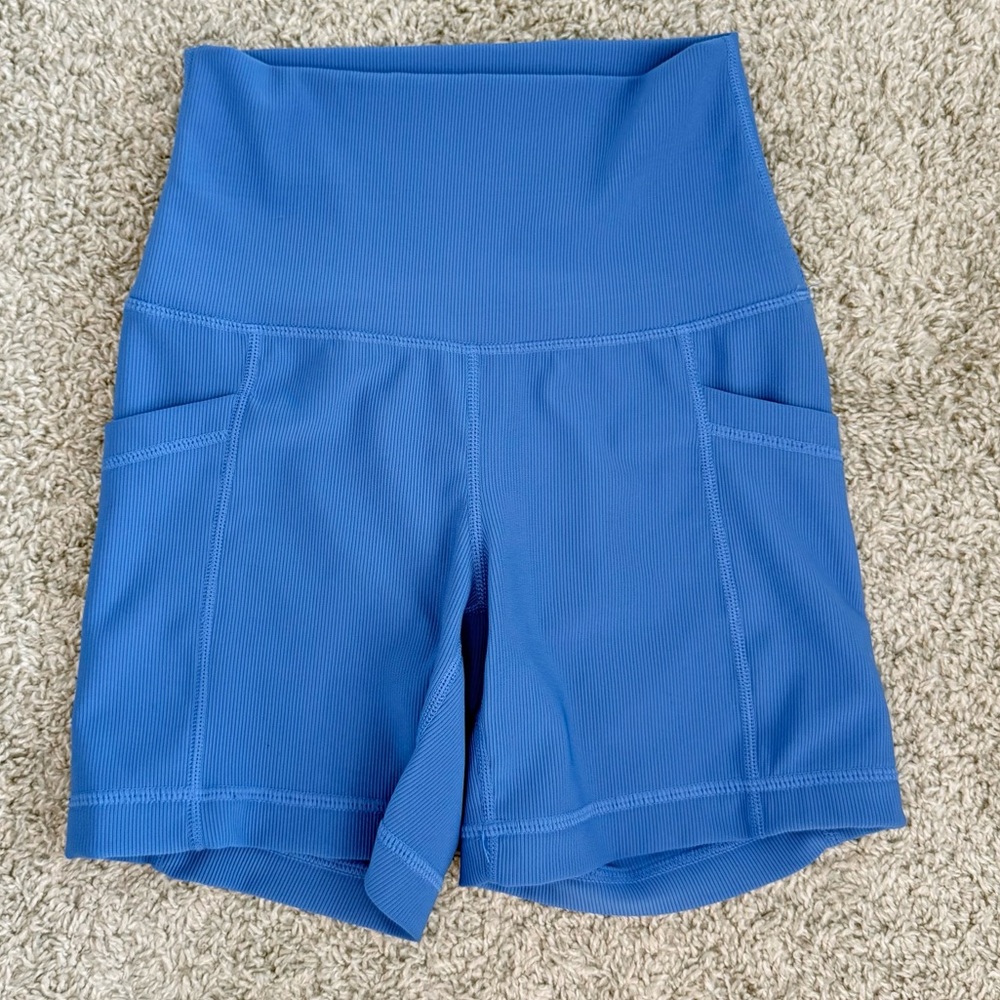 90 Degree by Reflex Rib Tribeca 5 Inch Biker Shorts Size XS